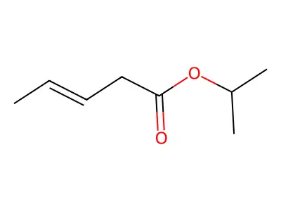 3-Pentenoic acid isopropyl ester structure