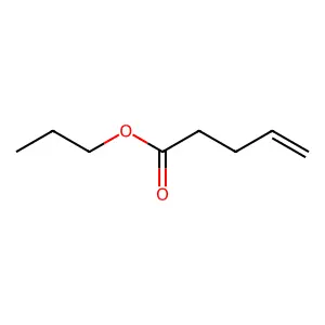 4-Pentenoic acid propyl ester structure