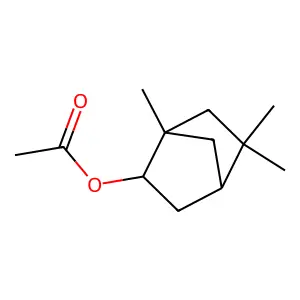 1,5,5-Trimethylbicyclo[2.2.1]hept-2-YL acetate structure