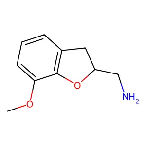 (7-Methoxy-2,3-dihydro-1-benzofuran-2-yl)methanamine structure