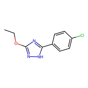 1H-1,2,4-Triazole, 3-(4-chlorophenyl)-5-ethoxy- structure