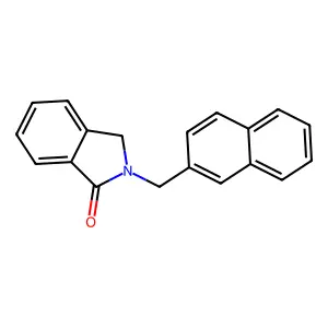 N-(2-Naphthylmethyl)phthalimidine structure
