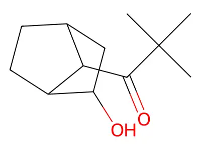 1-Propanone, 1-(2-hydroxybicyclo[2.2.1]hept-7-yl)-2,2-dimethyl- structure
