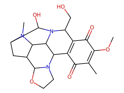 Naphthyridinomycin structure