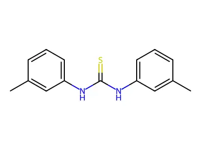 Thiourea, N,N'-bis(3-methylphenyl)- structure