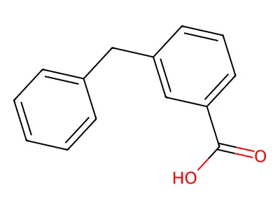 3-Benzylbenzoic acid structure