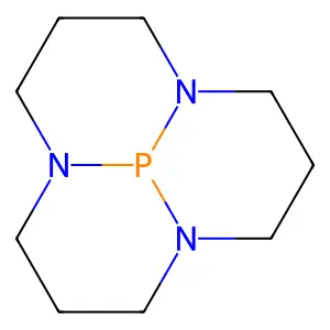 Hexahydro-1H,4H,7H-3a,6a,9a-triaza-9b-phosphaphenalene structure