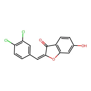 2-[(3,4-Dichlorophenyl)methylene]-6-hydroxybenzo[b]furan-3-one structure