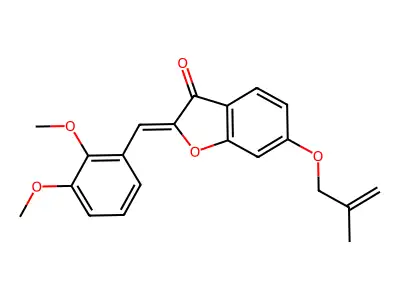 (Z)-2-(2,3-dimethoxybenzylidene)-6-((2-methylallyl)oxy)benzofuran-3(2H)-one structure