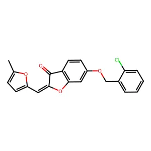 C21H15ClO4 structure