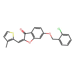 C21H15ClO3S structure