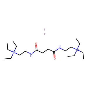Ammonium, succinylbis(iminoethylene)bis(triethyl-, diiodide structure
