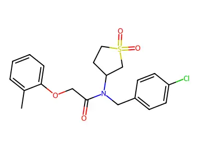 C20H22ClNO4S structure