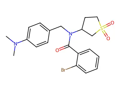 C20H23BrN2O3S structure