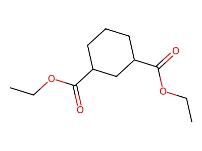 1,3-Diethyl cyclohexane-1,3-dicarboxylate structure