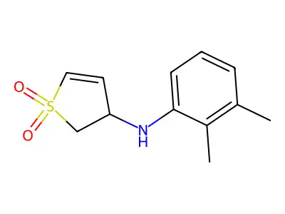 N-(2,3-dimethylphenyl)-1,1-dioxo-2,3-dihydrothiophen-3-amine structure