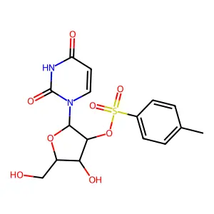 2'-对甲苯磺酸尿苷 structure