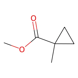 Methyl 1-methylcyclopropane-1-carboxylate structure