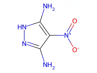4-nitro-1H-pyrazole-3,5-diamine structure