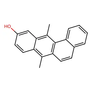 Benz(a)anthracen-10-ol, 7,12-dimethyl- structure