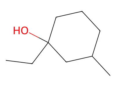 1-Ethyl-3-methylcyclohexan-1-ol structure