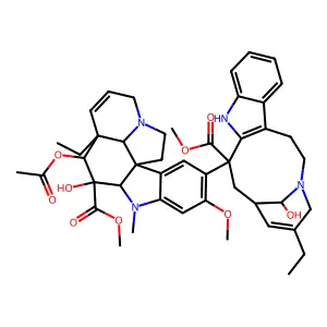 Vincaleukoblastine,4'-didehydro-4'-deoxy-19'-hydroxy- structure