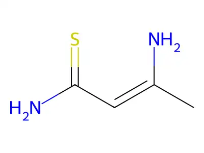 2-Butenethioamide,3-amino- structure