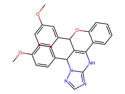 9-(3-Methoxyphenyl)-11-(4-methoxyphenyl)-8-oxa-12,13,15,17-tetrazatetracyclo[8.7.0.02,7.012,16]heptadeca-1(10),2,4,6,13,15-hexaene structure