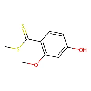 Methyl 4-hydroxy-2-methoxybenzenecarbodithioate structure