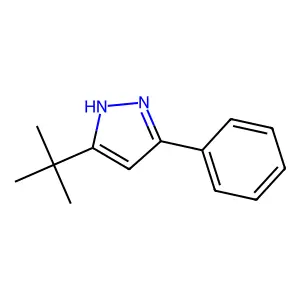 3-tert-butyl-5-phenyl-1H-pyrazole structure