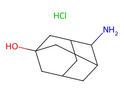 4-Aminoadamantan-1-ol hydrochloride structure