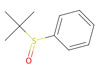 Tert-butyl phenyl sulfoxide structure