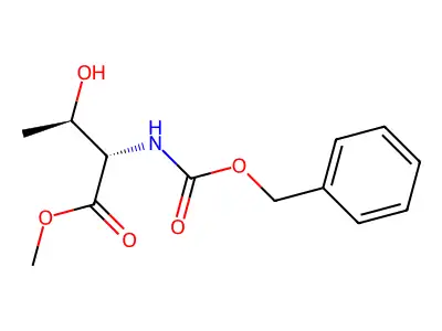 (2S,3R)-Methyl 2-(((benzyloxy)carbonyl)amino)-3-hydroxybutanoate structure