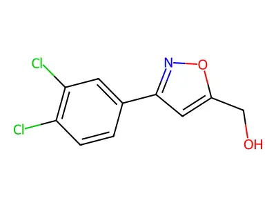 [3-(3,4-Dichlorophenyl)-1,2-oxazol-5-yl]methanol structure
