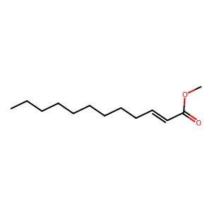 2-Dodecenoic acid, methyl ester, (2E)- structure