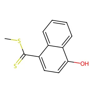 (4E)-4-[(Methylsulfanyl)(sulfanyl)methylidene]naphthalen-1(4H)-one structure