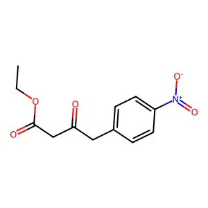 Ethyl 4-(4-nitrophenyl)-3-oxobutanoate structure