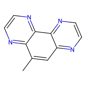 9-Methyl-1,4,5,8-tetra-azaphenanthrene structure