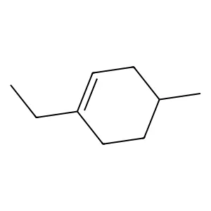 1-Ethyl-4-methylcyclohexene structure