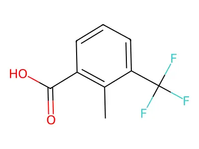 2-Methyl-3-(trifluoromethyl)benzoic acid structure