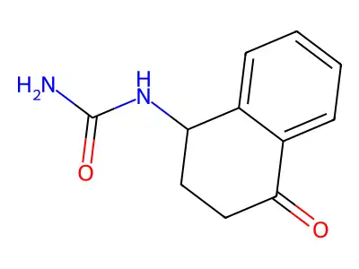Urea, (1,2,3,4-tetrahydro-4-oxo-1-naphthalenyl)- structure