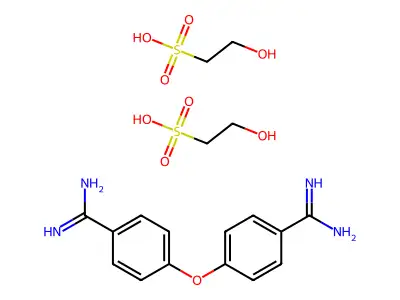 Phenamidine isethionate structure