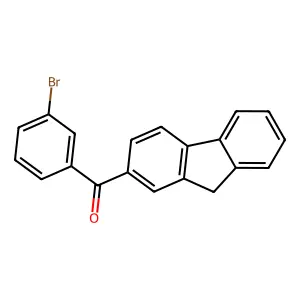 Methanone, (3-bromophenyl)-9H-fluoren-2-yl- structure