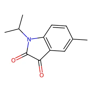 1-Isopropyl-5-methyl-1H-indole-2,3-dione structure