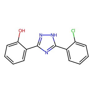 2-(5-(2-chlorophenyl)-1H-1,2,4-triazol-3-yl)phenol structure