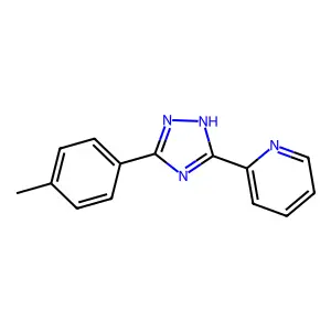 2-(5-(p-tolyl)-4H-1,2,4-triazol-3-yl)pyridine structure