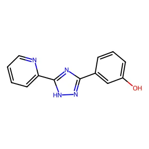 3-[5-(pyridin-2-yl)-1H-1,2,4-triazol-3-yl]phenol structure