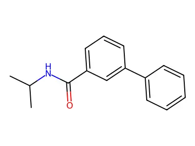 N-isopropyl 3-phenylbenzamide structure