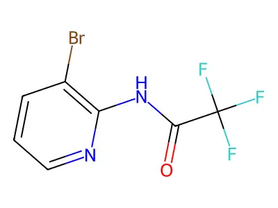 N-(3-bromopyridin-2-yl)-2,2,2-trifluoroacetamide structure