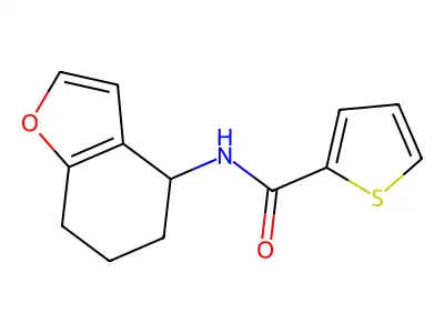 N-(4,5,6,7-Tetrahydrobenzofuran-4-yl)thiophene-2-carboxamide structure